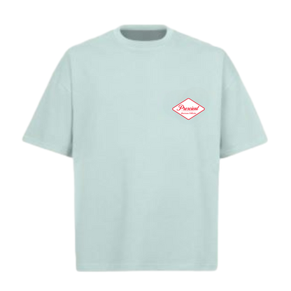 Cold Blue Embroidered T-Shirt