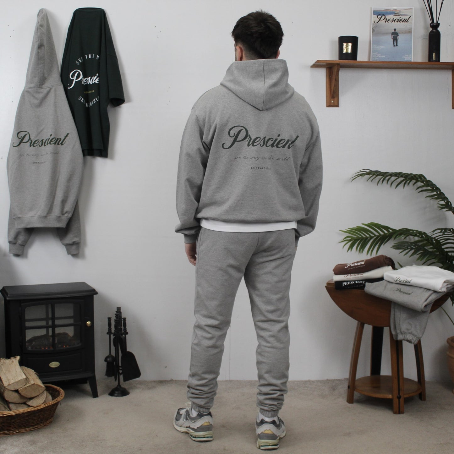 Grey Marl Hoodie